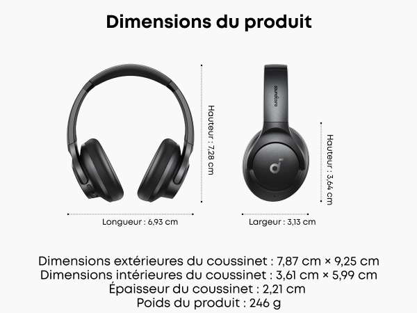 Q20i | Casque hybride à réduction active du bruit