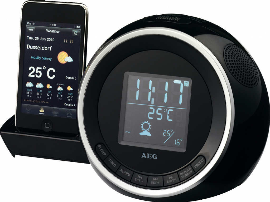 [AE58SRC4438] Radio réveil AEG AVEC DOC IPOD