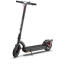 Scooter électrique avec écran intégré, double suspension arrière et contrôle par application.